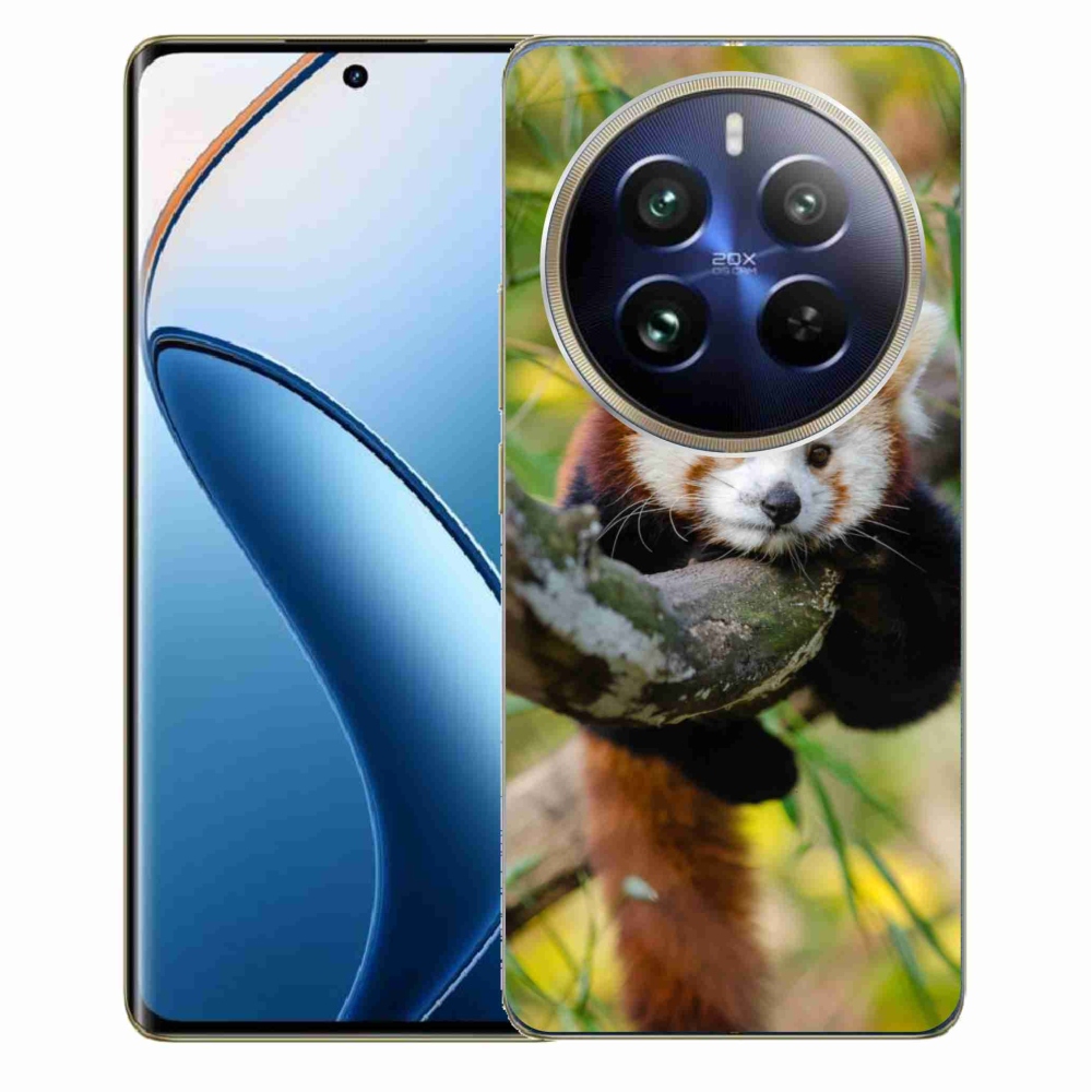 Gél borítás mmCase a Realme 12 Pro 5G/12 Pro+ 5G modellhez - pandavörös