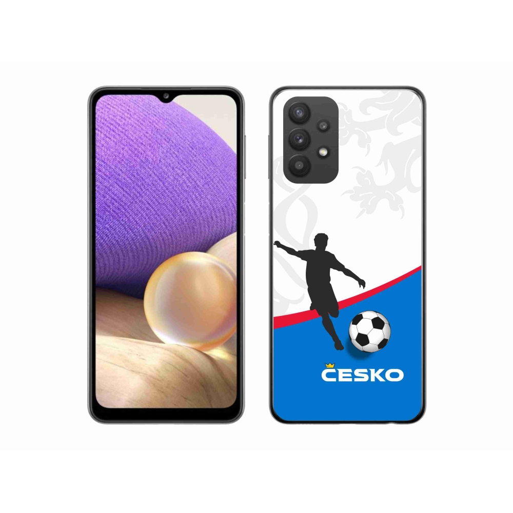 Gél borítás mmCase Samsung Galaxy A32 5G - futball Csehország 1