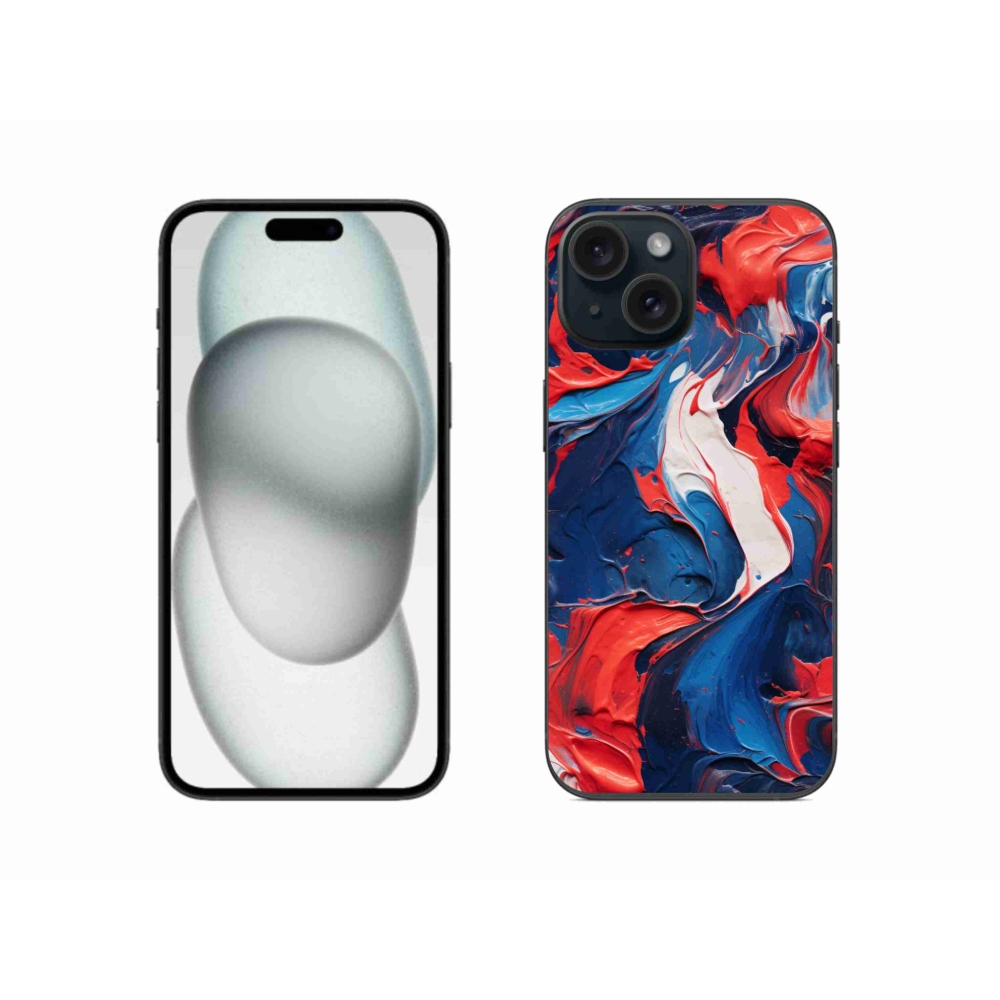 Gél borítás mmCase iPhone 15 - absztrakt motívum 7