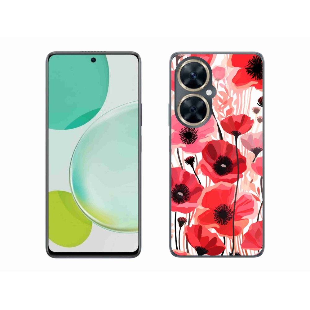 Gél borítás mmCase a Huawei Nova 11i készülékhez - mákos 1