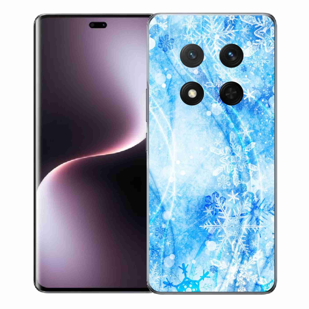 Gél borítás mmCase a Honor Magic 7 Lite 5G számára - hópelyhek