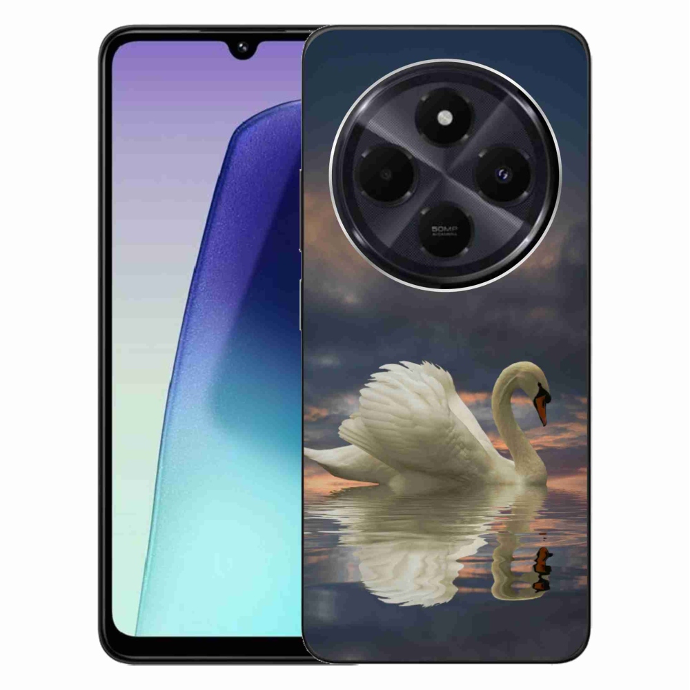 Gél borítás mmCase a Xiaomi Redmi 14C/Poco C75-hez - hattyú