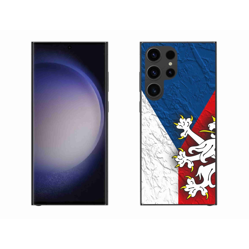 Zselés borítás mmCase Samsung Galaxy S23 Ultra 5G - cseh zászló 1