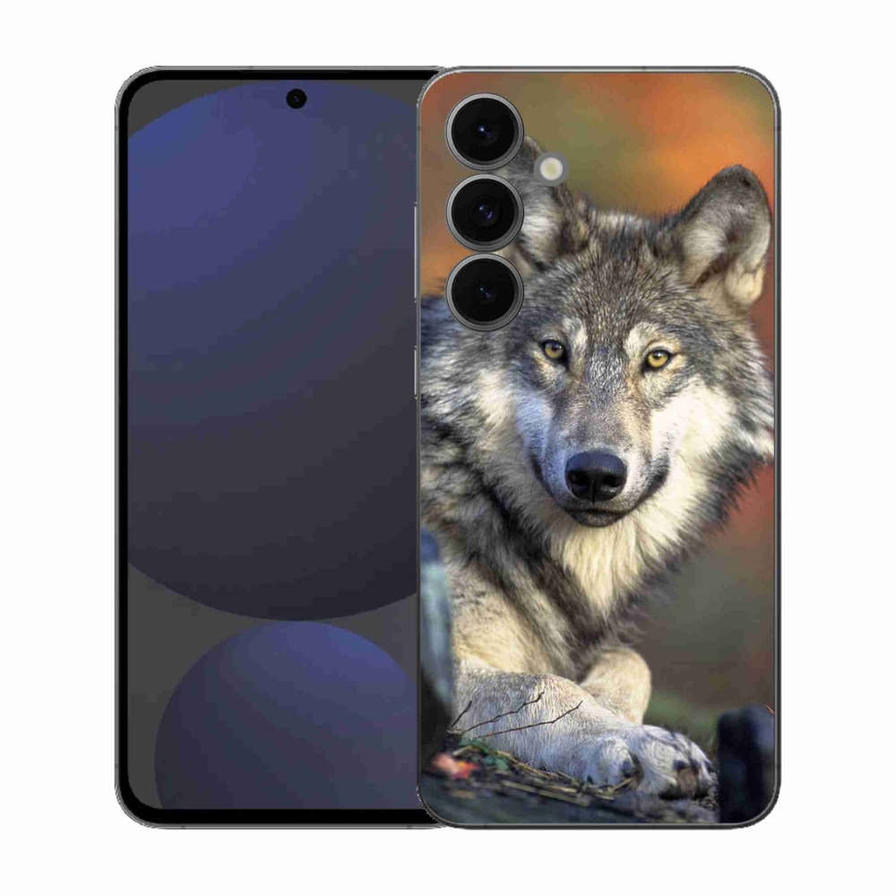 Zselés borítás mmCase Samsung Galaxy S25 FE - farkas