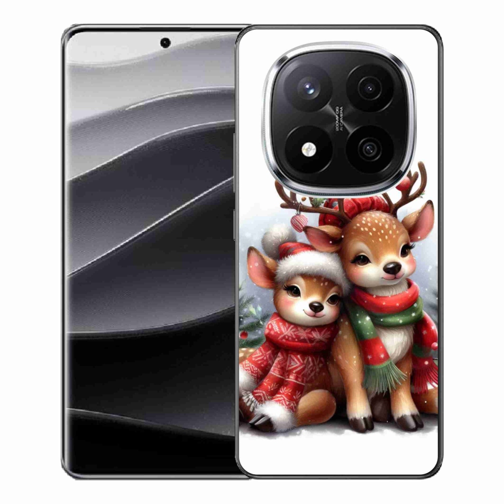 Gél borítás mmCase a Xiaomi Redmi Note 14 Pro+ 5G - karácsonyi rénszarvashoz