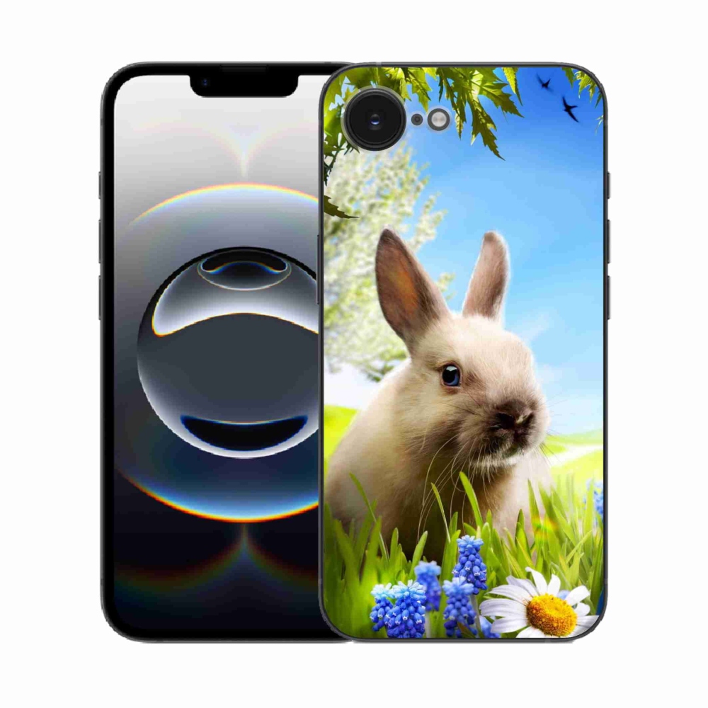 Zselés borítás mmCase iPhone 16e készülékhez - nyuszi