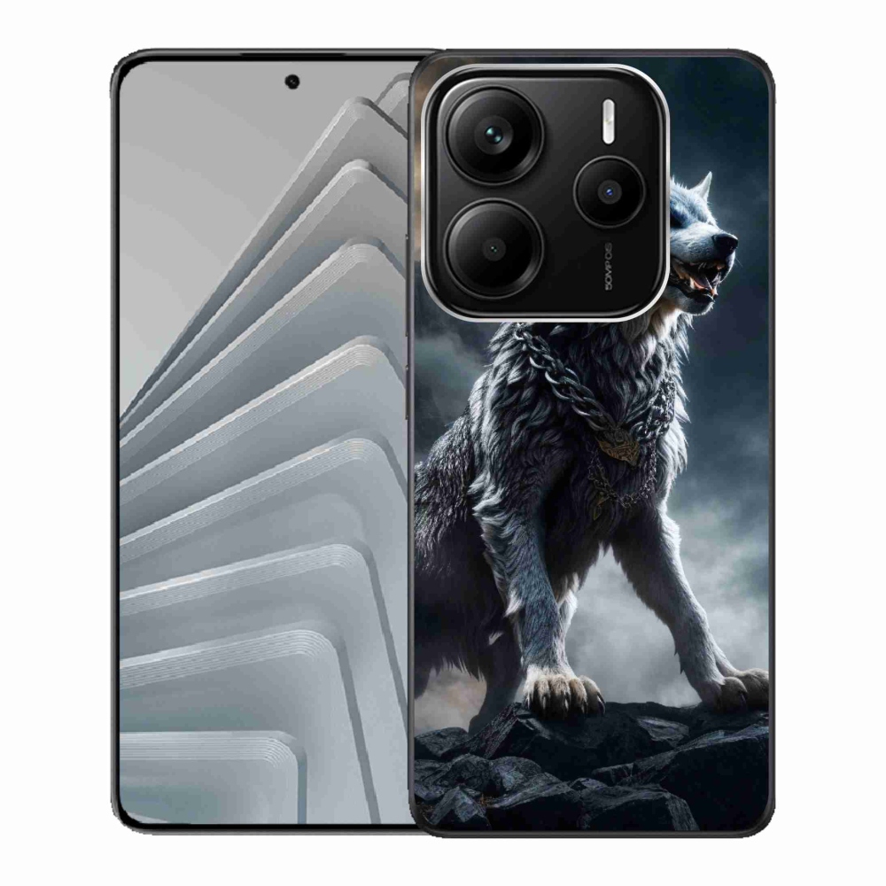 Gél borítás mmCase a Xiaomi Redmi Note 14 5G számára - farkas 1