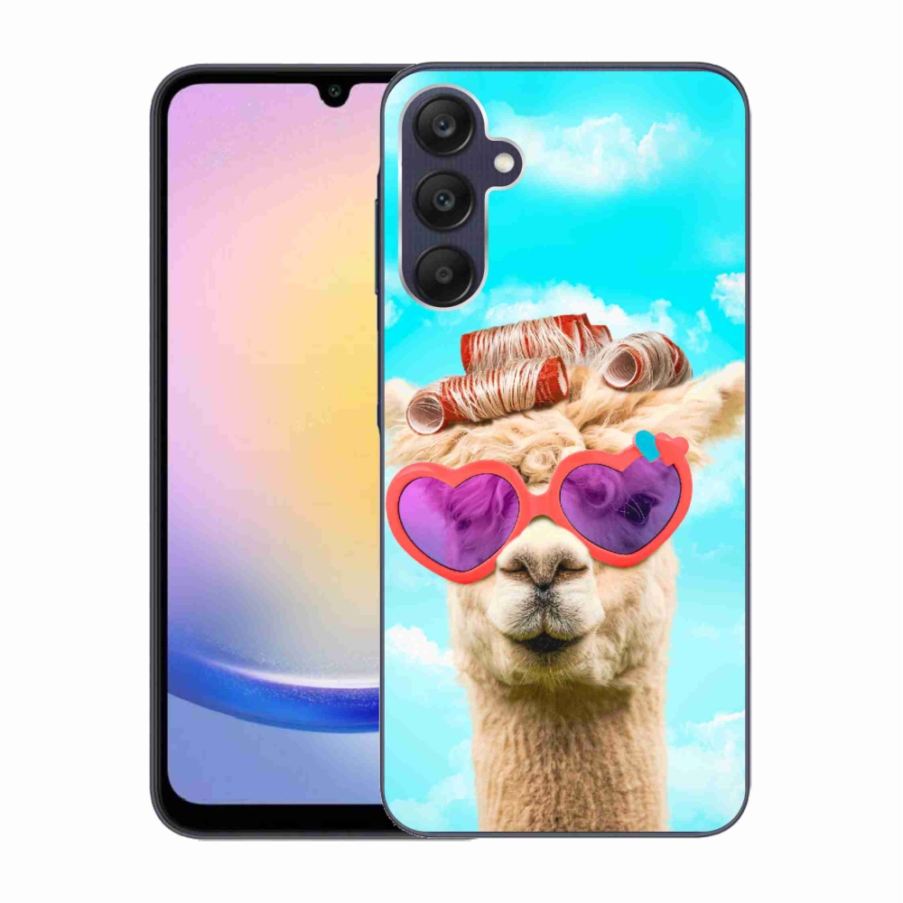 Zselés borítás mmCase Samsung Galaxy A25 5G - szemüveges láma