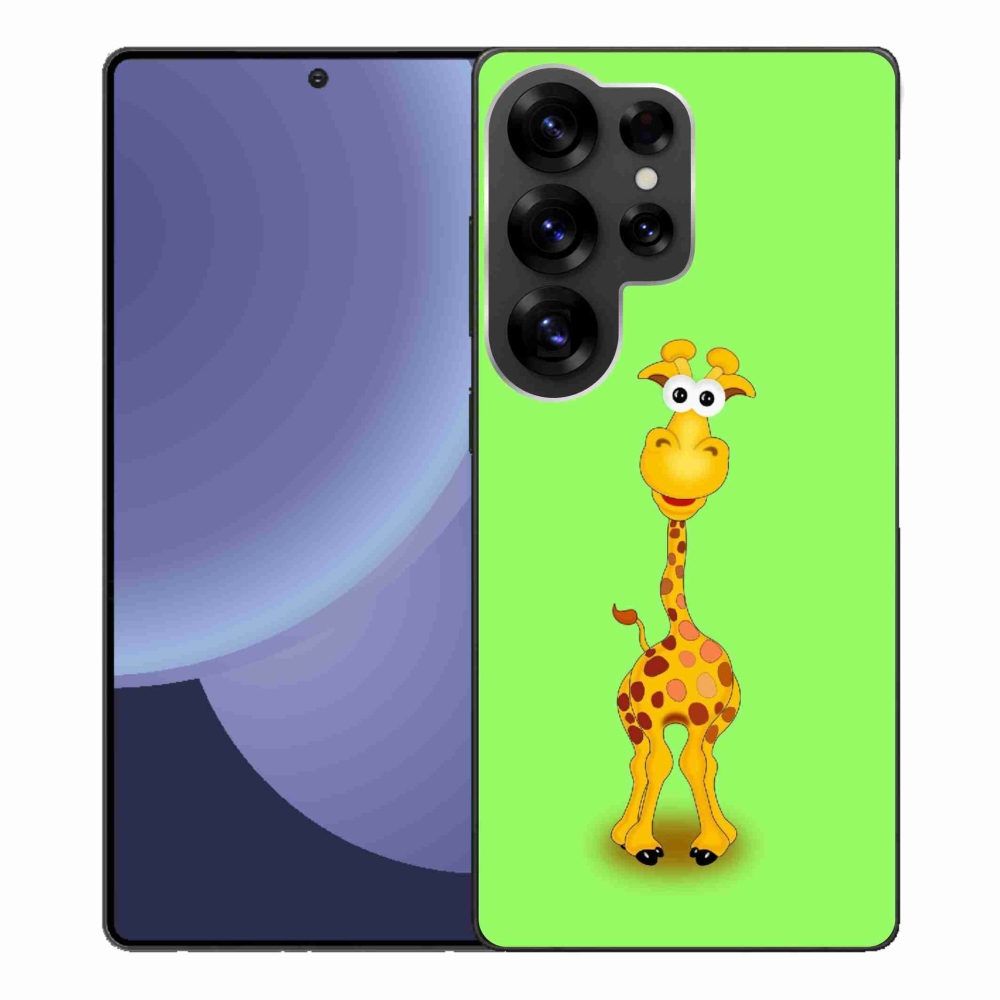 Zselés borítás mmCase Samsung Galaxy S25 Ultra - rajzfilm zsiráfhoz