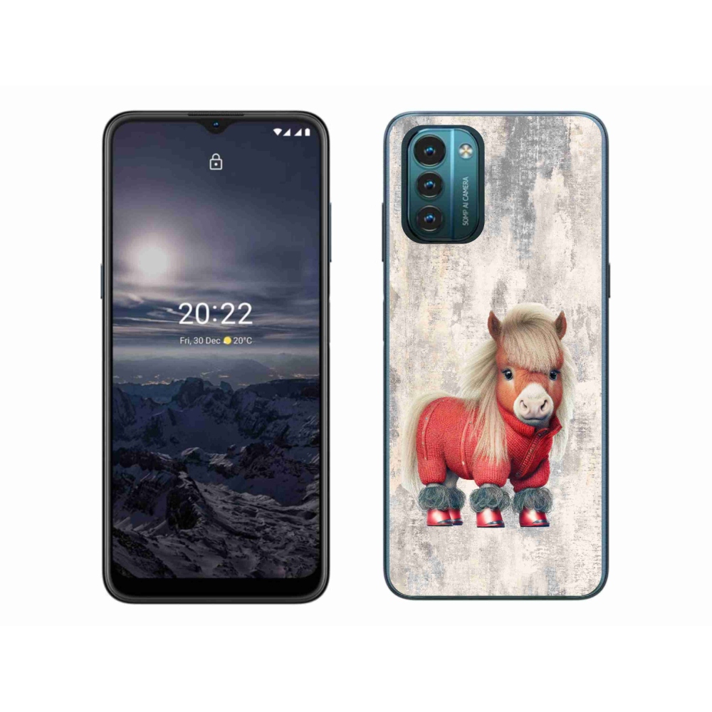 Zselés borítás mmCase a Nokia G11/G21 készülékhez - póni pulóverben