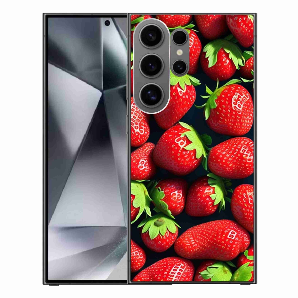 Gél védőhuzat mmCase Samsung Galaxy S24 Ultra készülékhez - eper