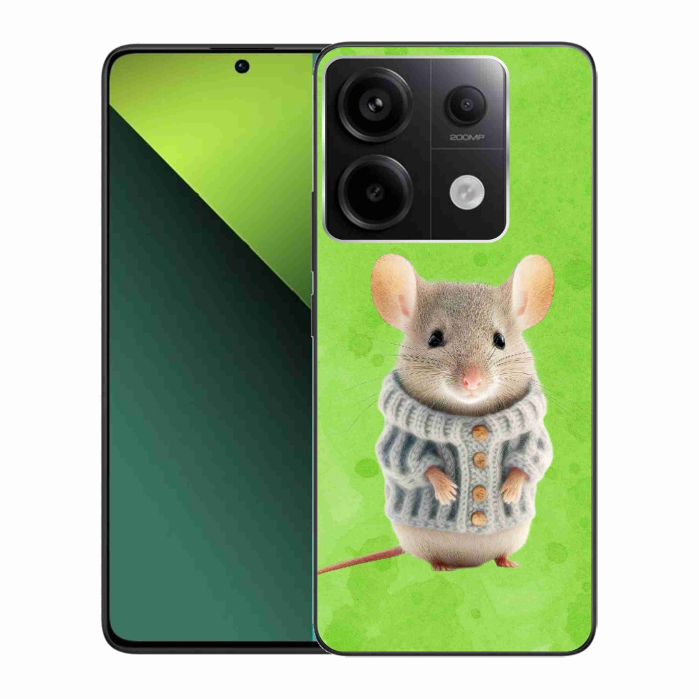 Gél borítás mmCase a Xiaomi Redmi Note 13 Pro 5G/Poco X6 5G - egér pulóverben