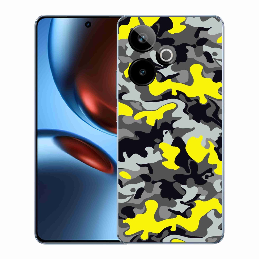 Rugalmas zselés tok mmCase képpel a Realme GT 7 5G/GT 7T 5G számára - álcázó minta 6