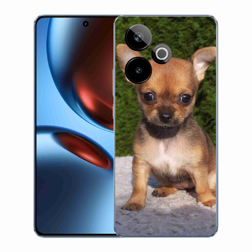 Rugalmas zselés tok mmCase képpel a Realme GT 7 5G/GT 7T 5G - Chihuahua 3 számára