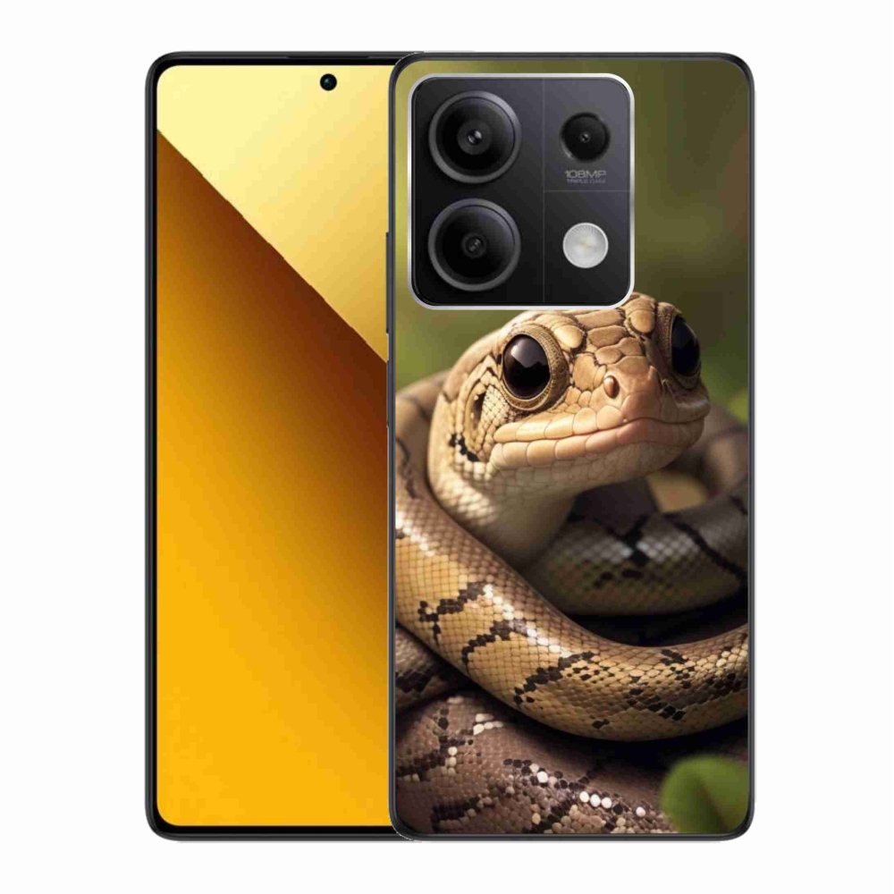 Gél borítás mmCase a Xiaomi Redmi Note 13 5G számára - kígyó 1