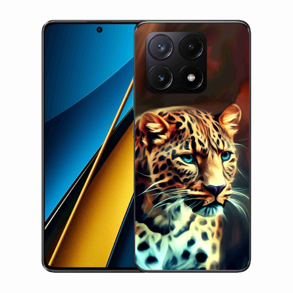 Gél borítás mmCase a Xiaomi Poco X6 Pro 5G-hez - leopárd