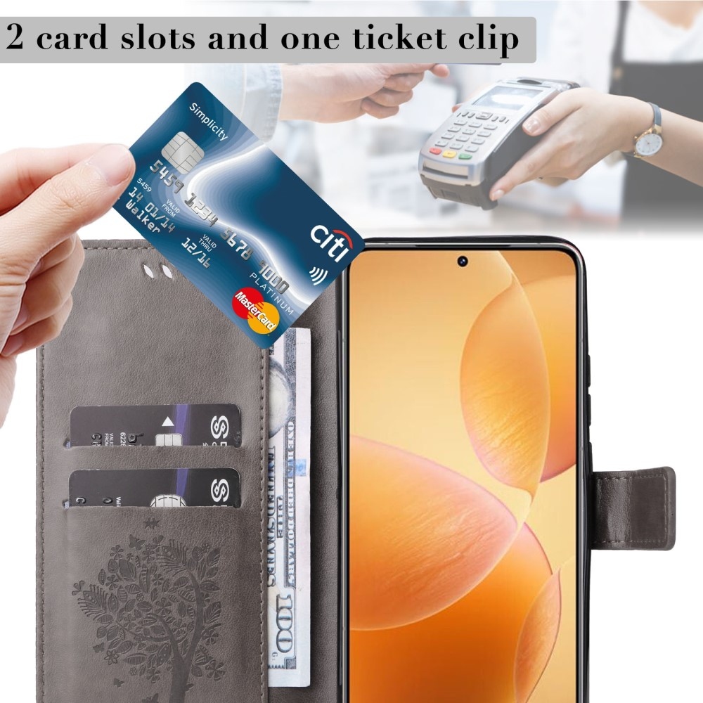 Fák könyve tok Xiaomi 14T Pro - szürke