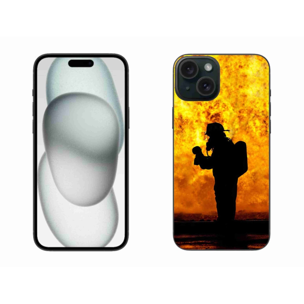 Gél borítás mmCase iPhone 15 Plus készülékhez - tűzoltó