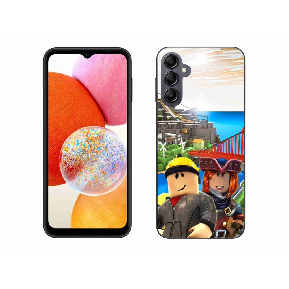 Gél védőburkolat mmCase Samsung Galaxy A14 4G/5G - roblox 1