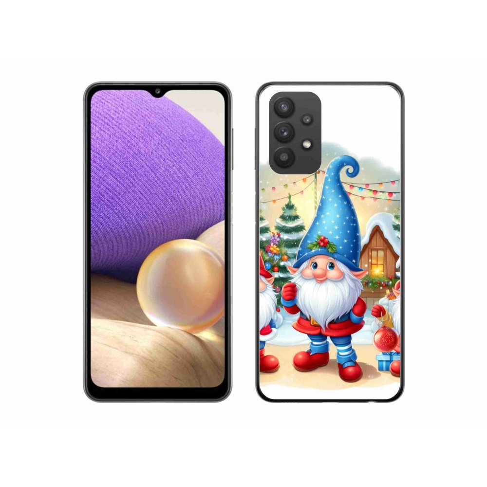 Gél borítás mmCase Samsung Galaxy A32 5G - Karácsonyi manók