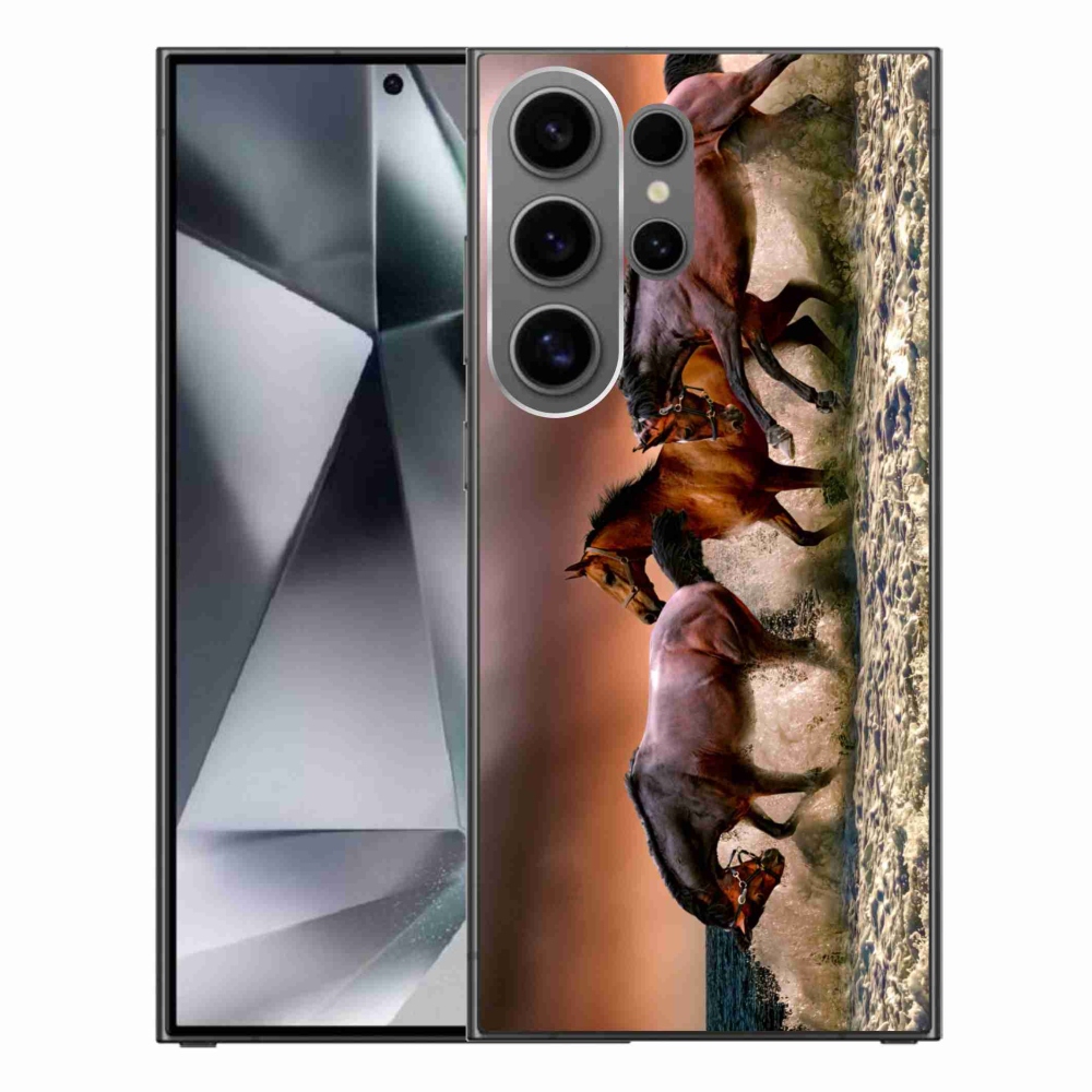 Gél tok mmCase a Samsung Galaxy S24 Ultra készülékhez - lovak 1
