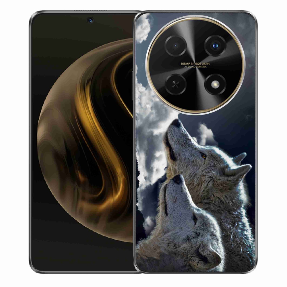 Gél borítás mmCase a Huawei Nova 12i készülékhez - farkasok