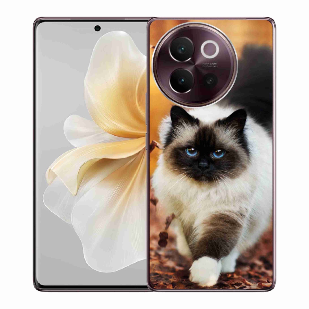 Gél tok mmCase a Vivo V40 Lite 5G készülékhez - macska