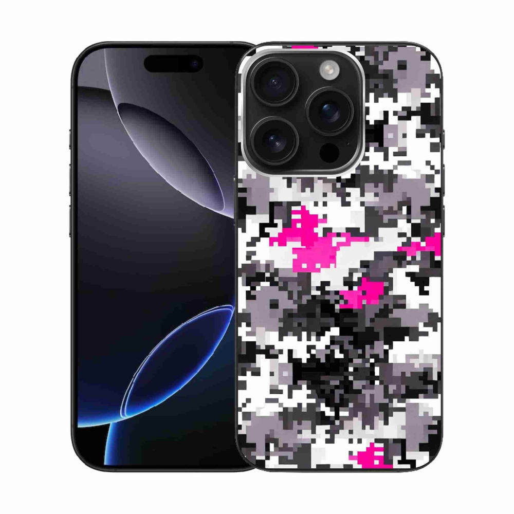 Gél borítás mmCase iPhone 16 Pro készülékhez - terepszínű minta 4