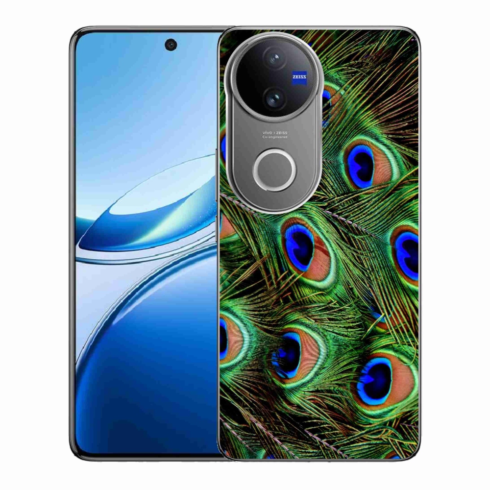 Zselés borítás mmCase a Vivo V50 5G készülékhez - pávatoll
