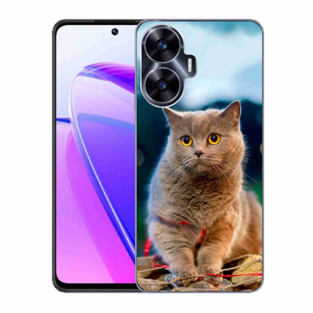 Zselés tok mmCase a Realme C55 készülékhez - brit kék 2