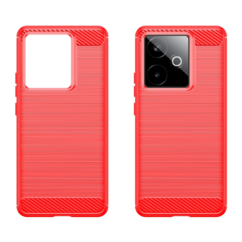 Szénálló zselés tok a Realme GT 7 5G/GT 7T 5G készülékhez - piros