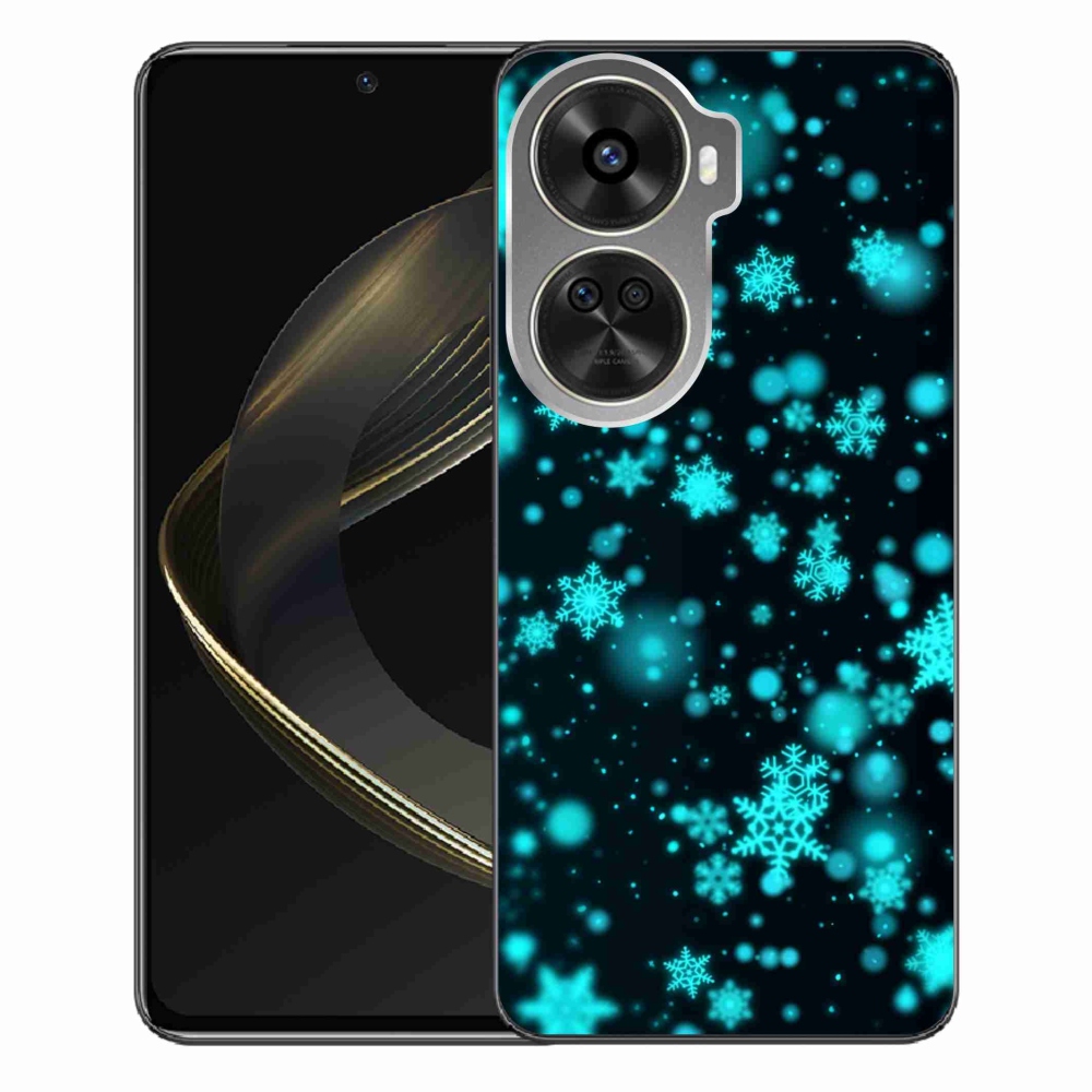 Gél borítás mmCase a Huawei Nova 12 SE-hez - hópelyhek 1
