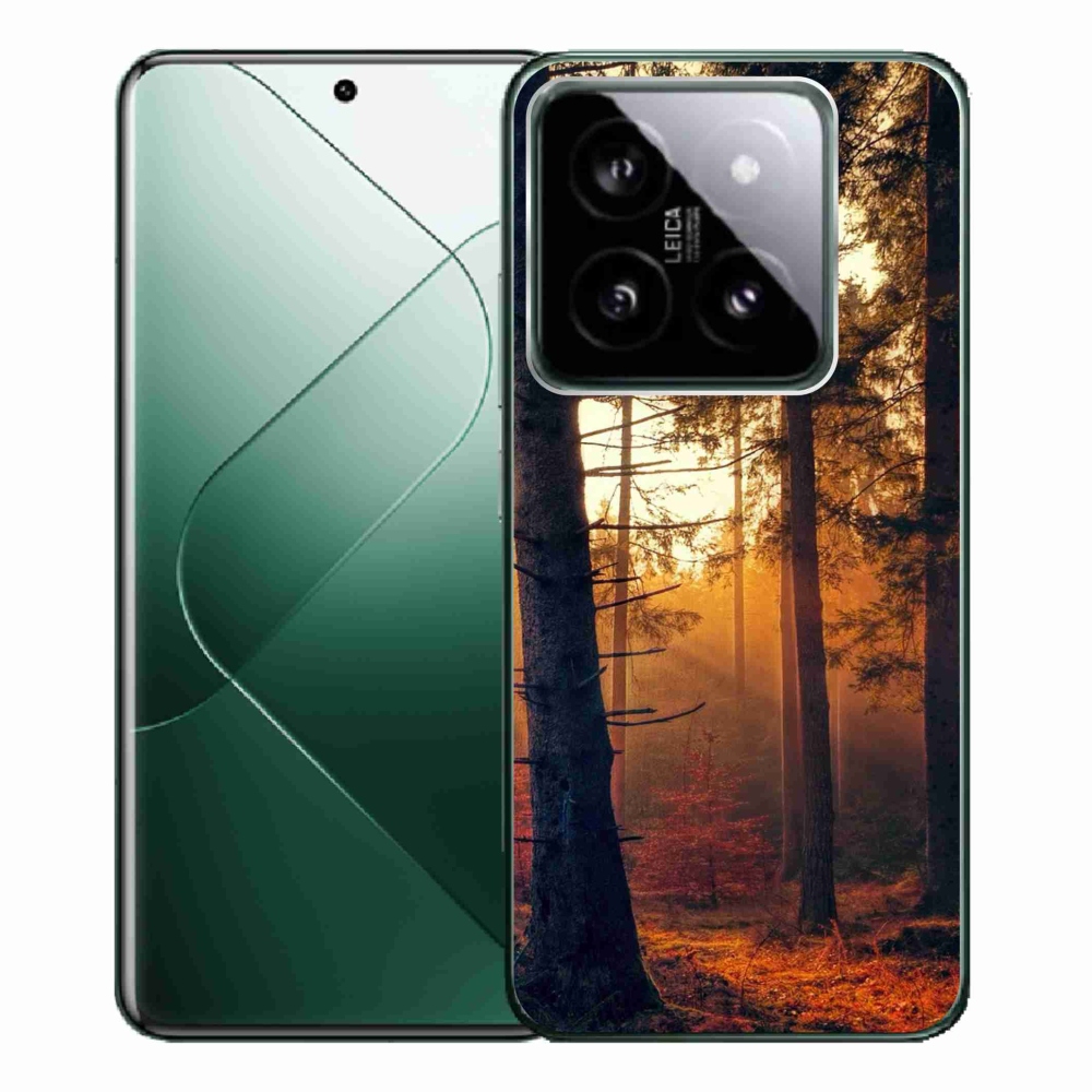 Gél tok mmCase a Xiaomi 14 Pro számára - erdő