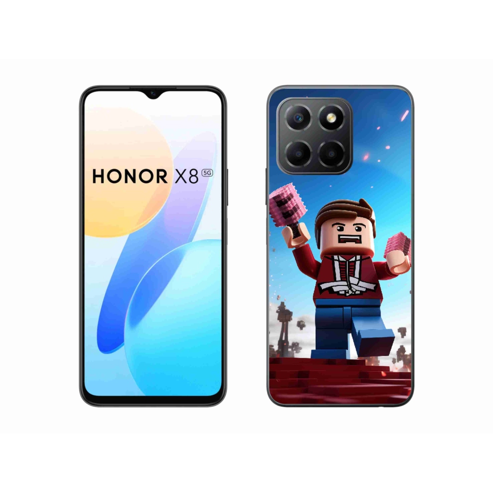 Zselés borítás mmCase a Honor X8 5G/Honor 70 Lite 5G készülékhez - roblox 2