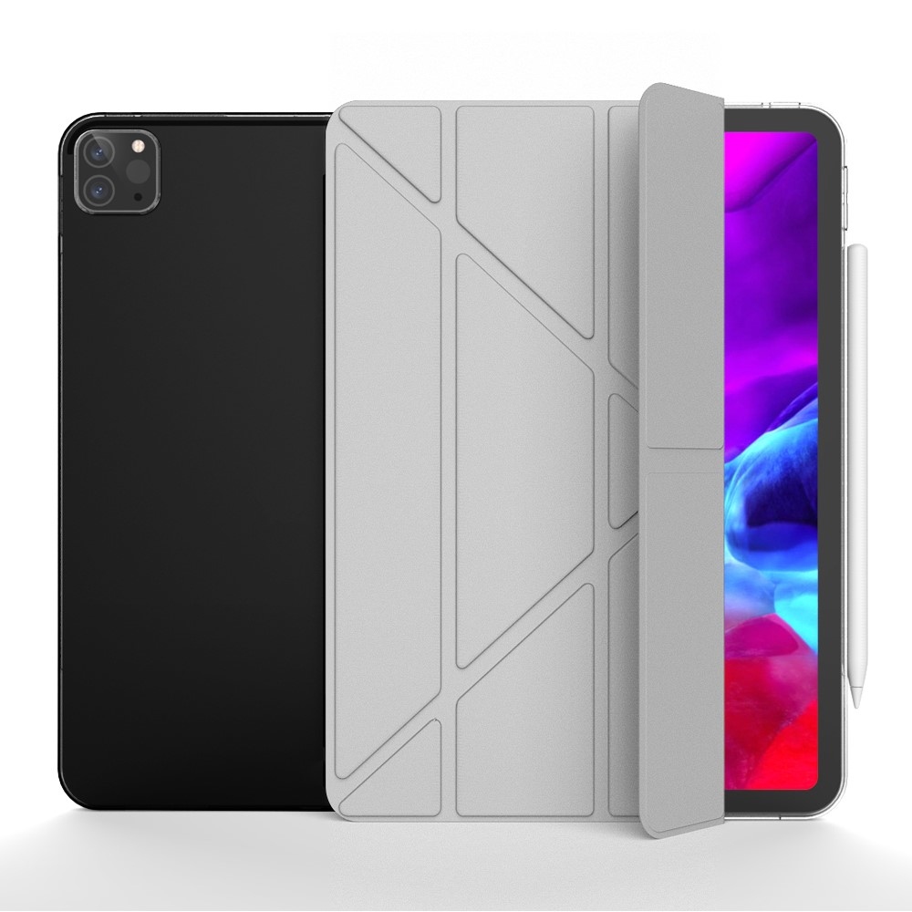 Origami intelligens pozicionáló tok iPad Air 13 (2024)/(2025) - szürke