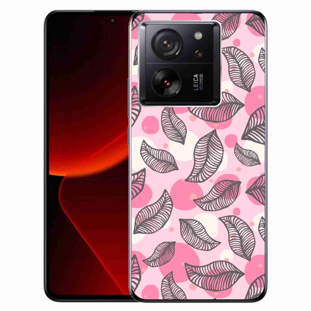 Gél borítás mmCase a Xiaomi 13T/13T Pro számára - rajzfilmes hulló levelek