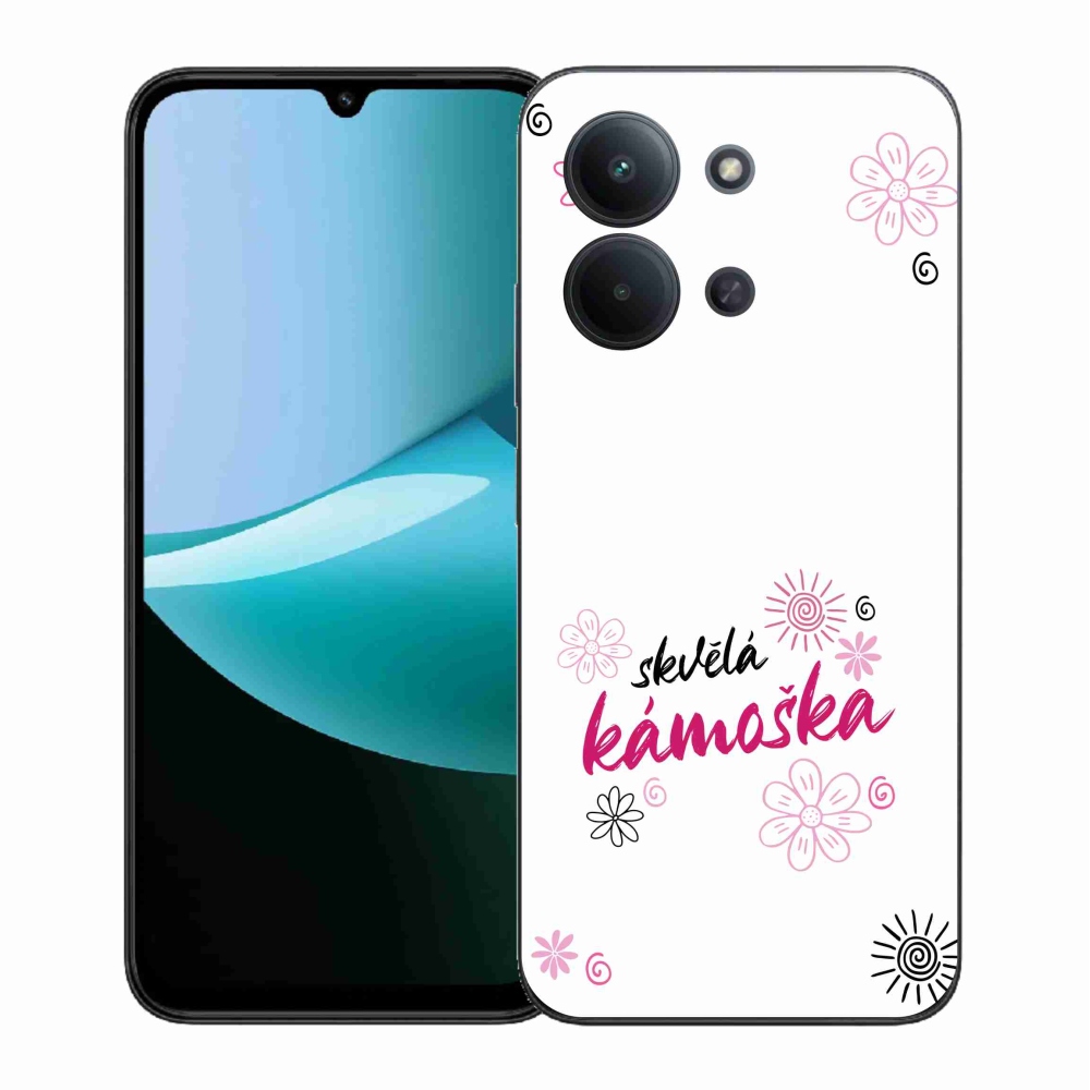 Gél borítás mmCase a Xiaomi Redmi 15C 4G (171mm)/Poco C85 4G (171mm) - nagyszerű barát fehér háttérrel