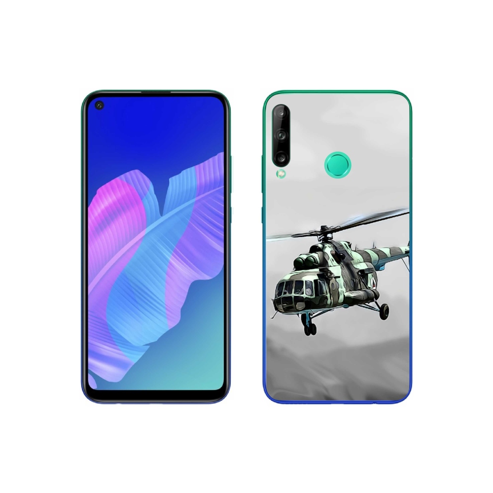 Gél borítás mmCase a Huawei P40 Lite E - katonai helikopterhez