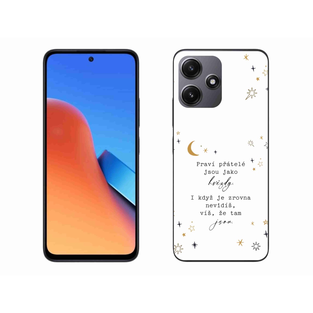 Gél borító mmCase a Xiaomi Redmi 12 5G - idézem 6 fehér háttérrel