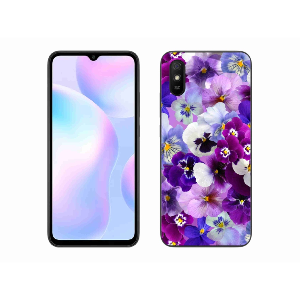 Gél borító mmCase a Xiaomi Redmi 9AT számára - virágok 9