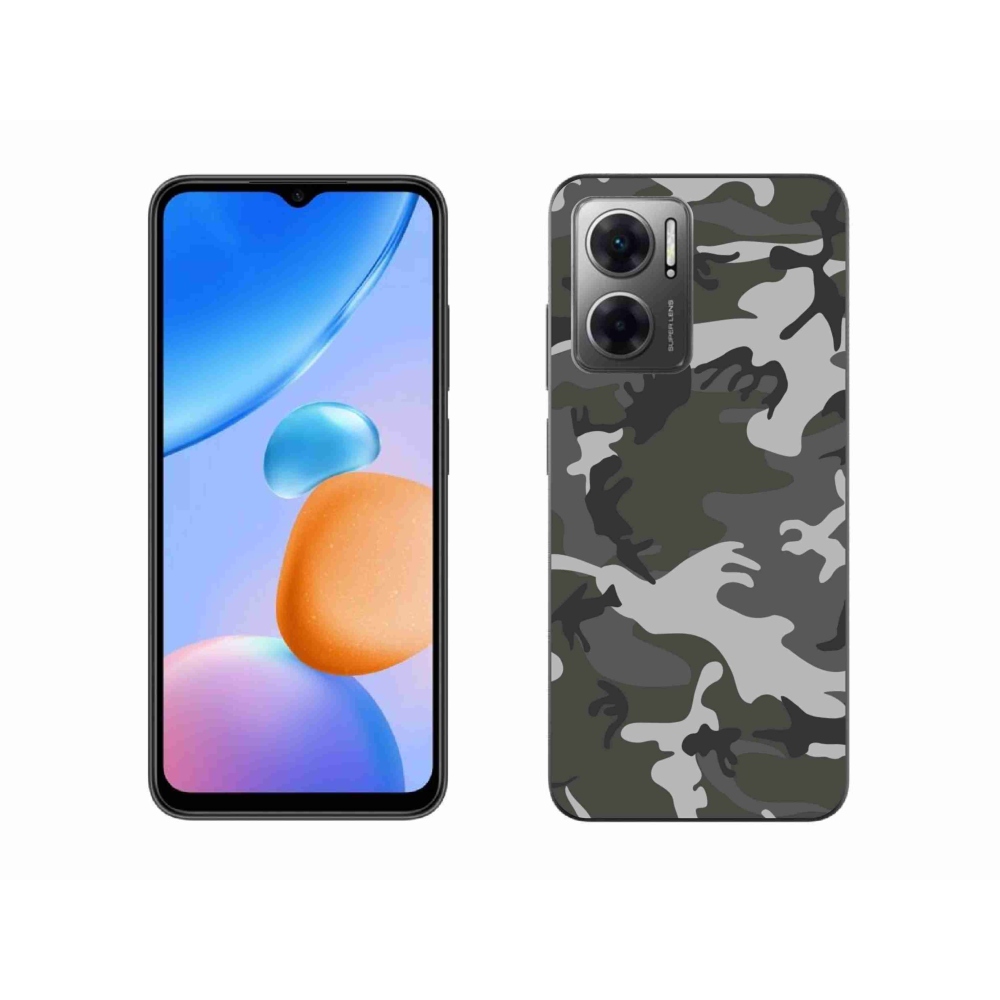 Gél borítás mmCase a Xiaomi Redmi 10 5G-hez - álcázó minta