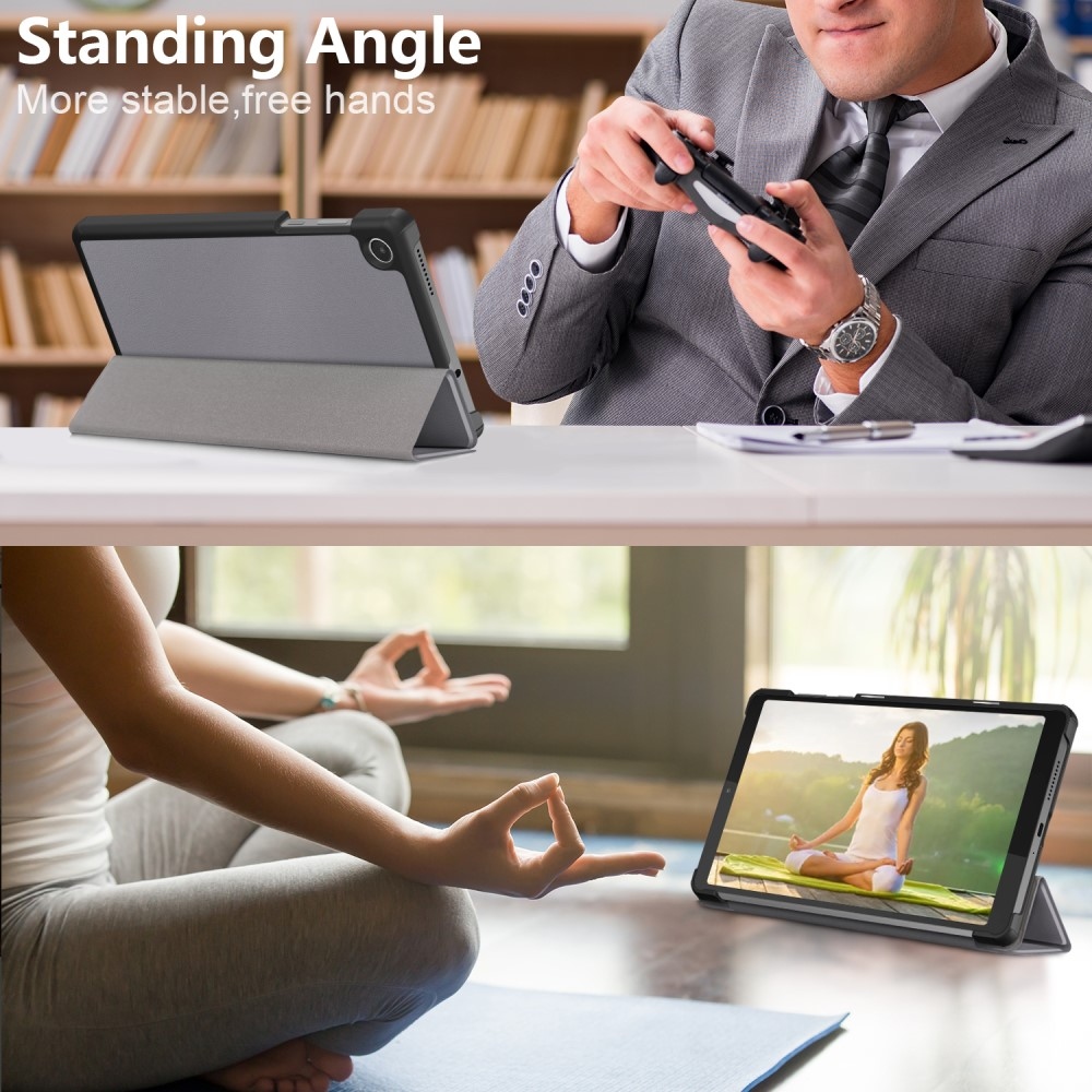 Állványra zárható tok Lenovo Tab M8 4. generációs (2024) - szürke