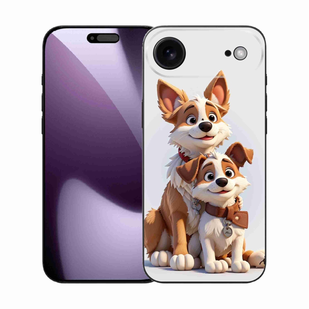 Gél borítás mmCase iPhone 17 Air készülékhez - kutyák rajzolása