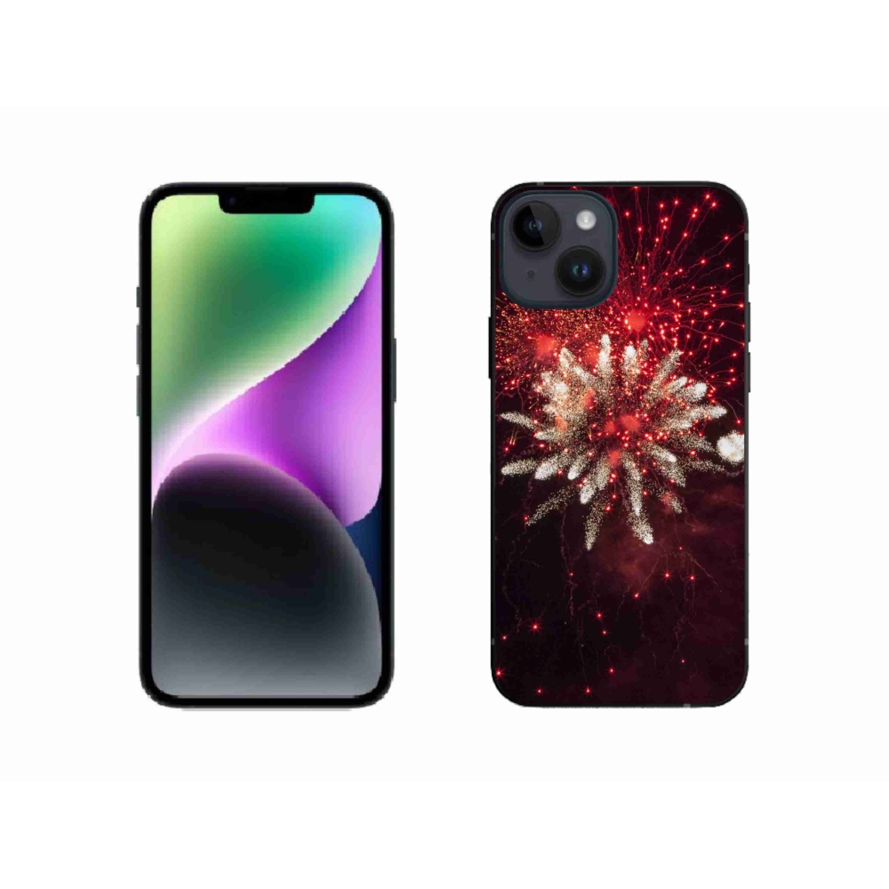 Zselés borítás mmCase iPhone 14 - tűzijátékhoz