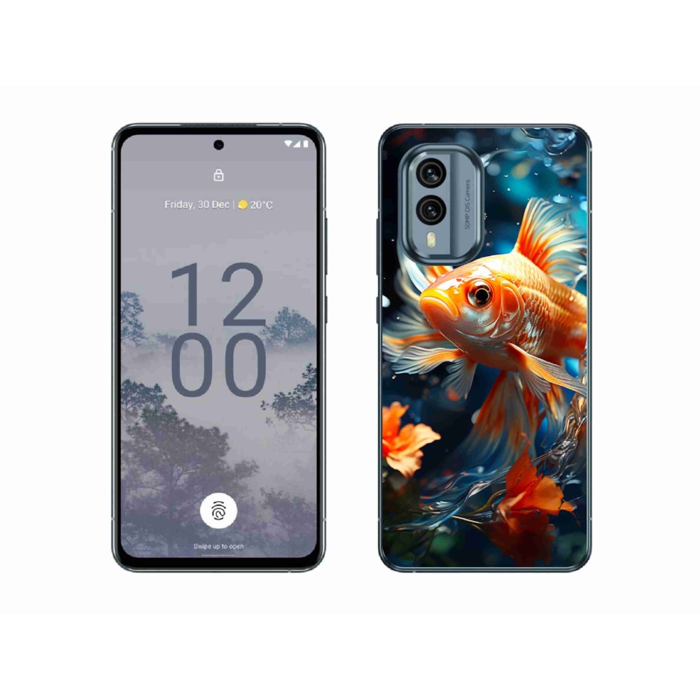 Zselés borítás mmCase a Nokia X30 5G készülékhez - hal