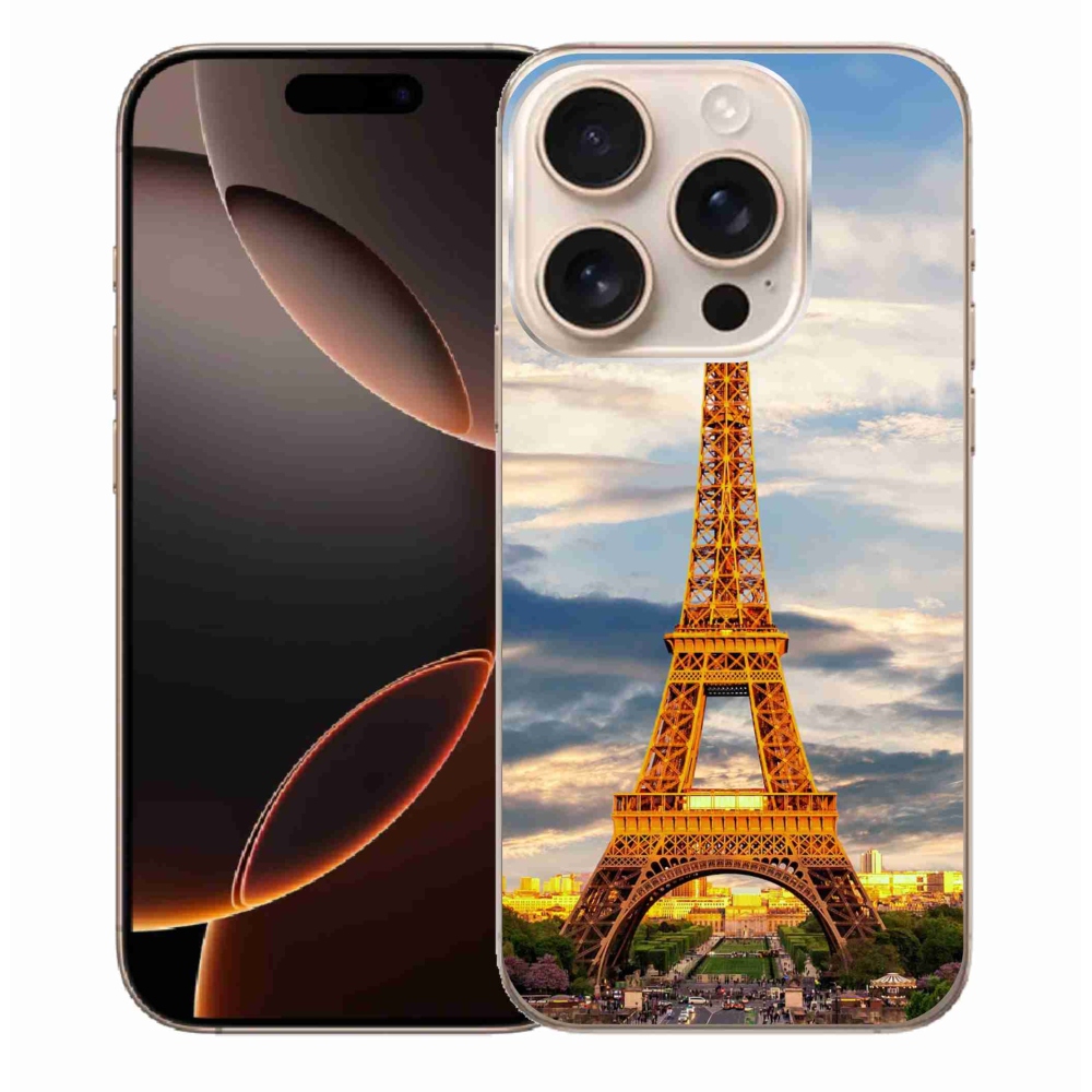 Gél borítás mmCase iPhone 16 Pro Max készülékhez - eiffel torony 3