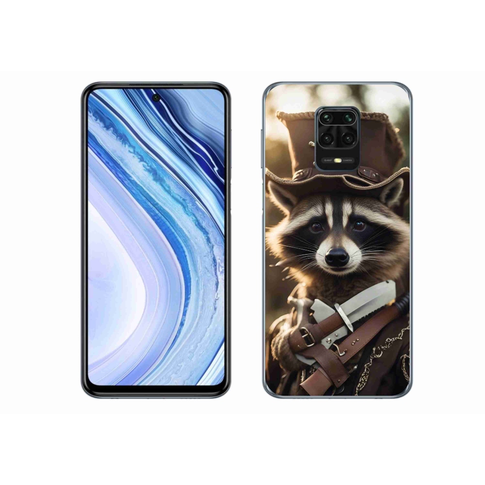 Gél borítás mmCase a Xiaomi Redmi Note 9 Pro számára - mosómedve egyenruhában