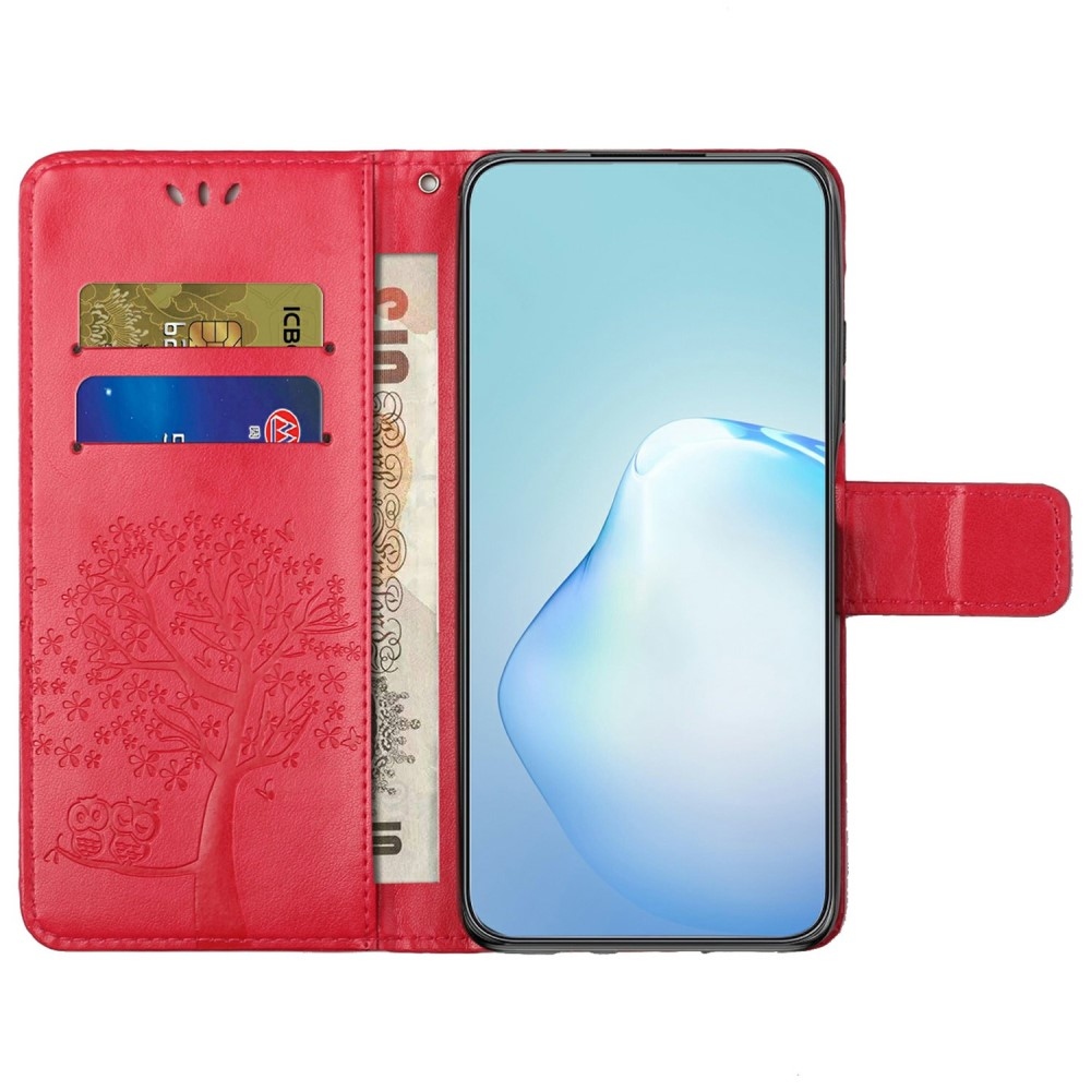 Fás könyv tok Samsung Galaxy A26 5G - piros