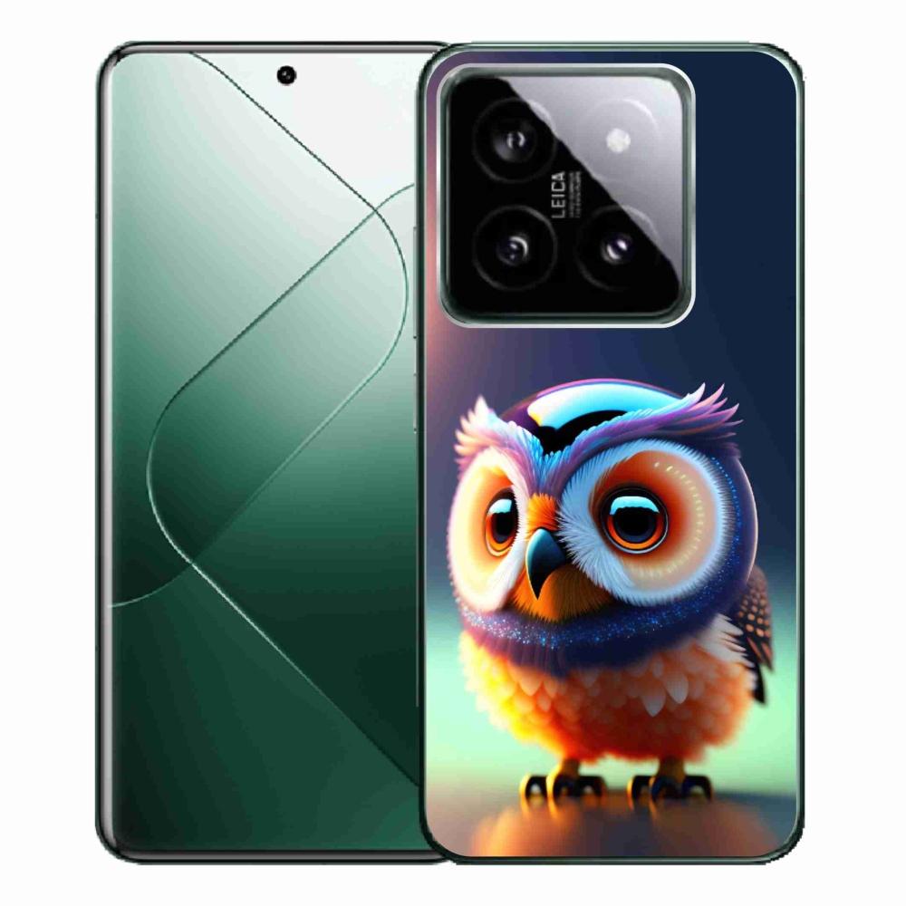 Gél borítás mmCase a Xiaomi 14 Pro-hoz - bagoly