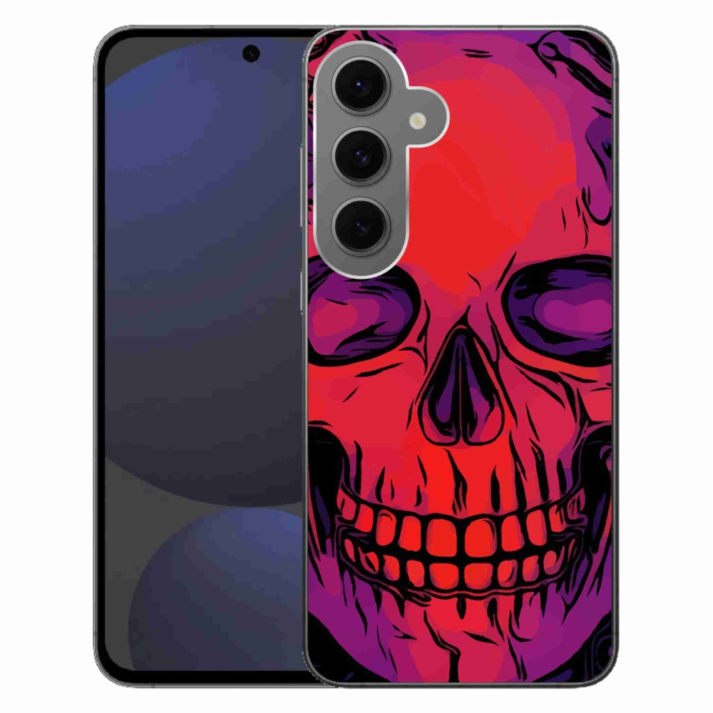 Gél tok mmCase Samsung Galaxy S24 FE készülékhez - koponya